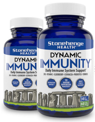 Stonehenge Health Dynamic Immunity for Immune System Respiratory Health lot of 2