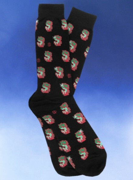 Nwt Dollar Signs Novelty Socks