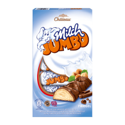 Chateau Milk Jumbo Chocolate with milk filling 150g NEW