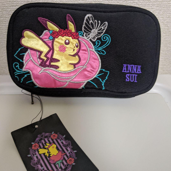Pokemon Center × Anna Sui limited Pouch L size Japan Pokemon Center × Anna Sui limited Pouch L size Japan