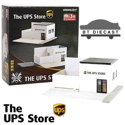 GREENLIGHT DIORAMA THE UPS STORE 1/64 WHITE 51491