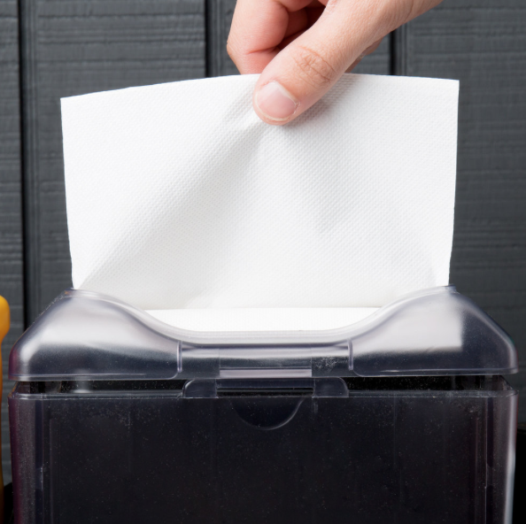 OneUp by Choice White Wide Interfold 6 1/2" x 8 1/2" Dispenser Napkin 6000 Pack 