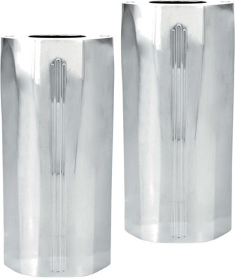 Performance Machine 0208-2102-CH Chrome Tech Slider Cover Set 2014 Harley