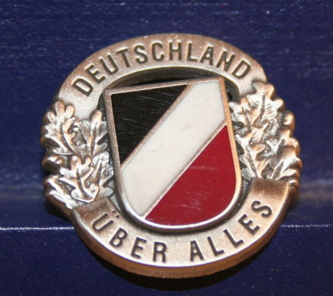 Ausverkauf   Pin Deutschland ÃBer Alles Schwarz Weiss Rot Metall Neu 353
