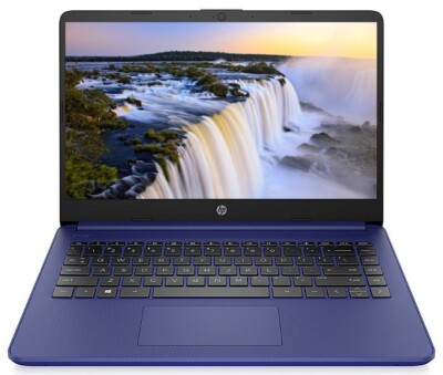Newest HP 14'' HD Laptop AMD Dual-Core CPU 4GB RAM 184GB SSD (64+120) Win11 Blue