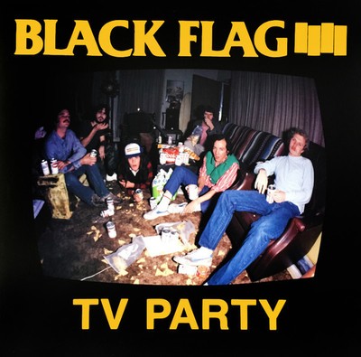 Black Flag - TV Party (12'', Single, RE, RP) (Mint (M)) - 2966480675