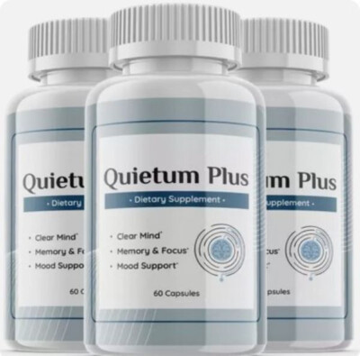 Quietum Plus Pills - Quietum Plus For Mind, Memory & Tinnitus -3 Pack