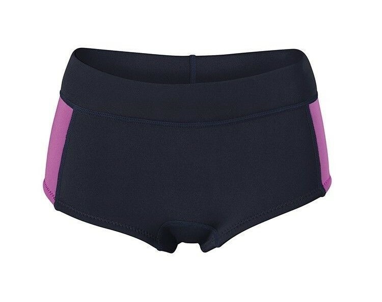 Patogonia Womens Color Block Surf Boy Shorts Swimwear Black Size 4