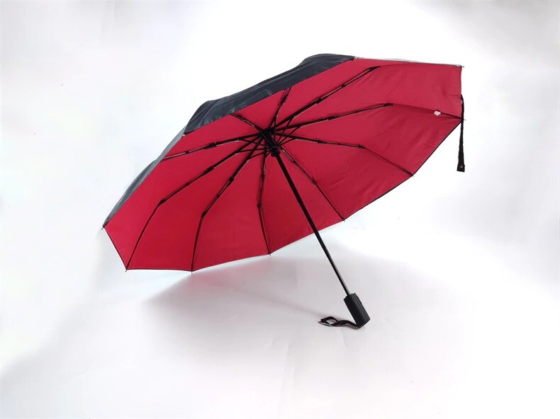 Double Layer Resistant Umbrella Fully Automatic Windproof
