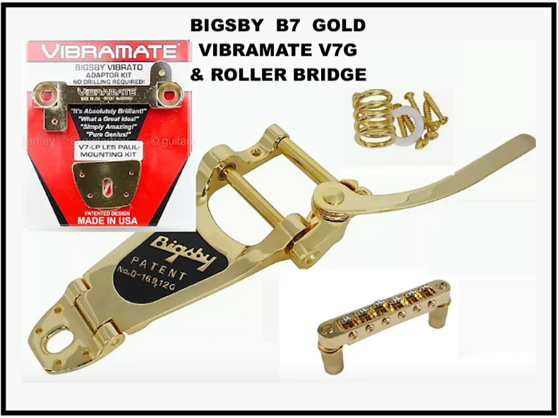 Bigsby B7GとVIBRAMATE V7-LP Mounting Kit