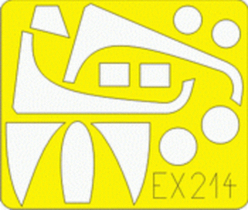 Eduard Mask 1/48 F9F-2P Panther Mask for Trumpeter  EUEX 214