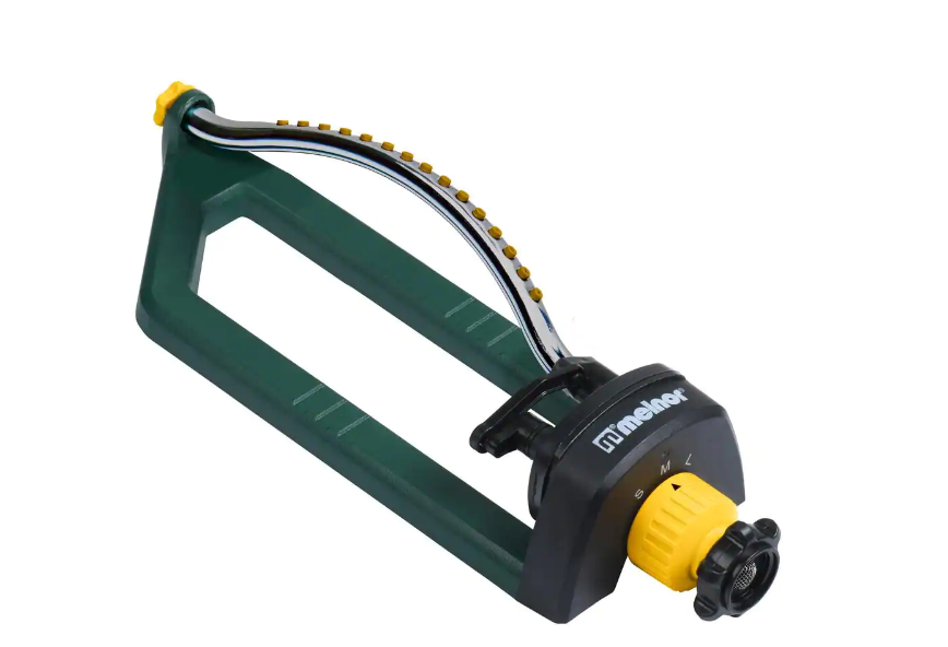 Melnor 3,400 sq. ft. Sturdy Oscillating Sprinkler Gentle Action Watering Lawns