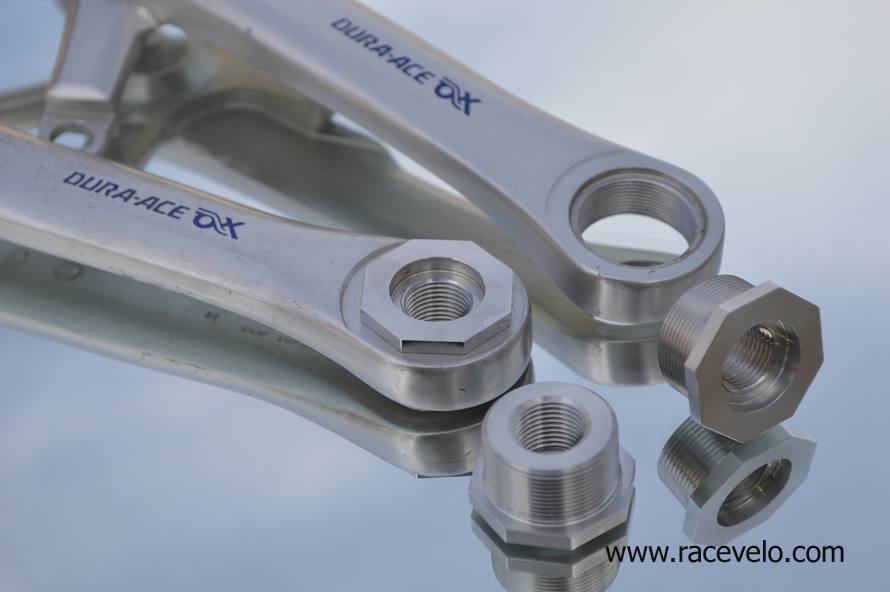 New cranks pedal adapters for Shimano Dura Ace AX EX 600AX