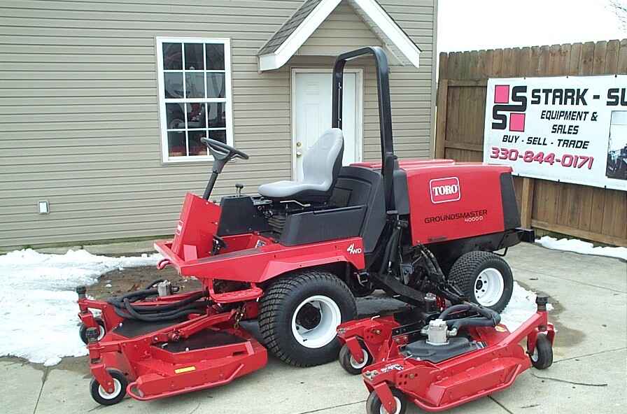 2006 Toro 4000-D GroundsMaster 11' cut Mower Kubota diesel