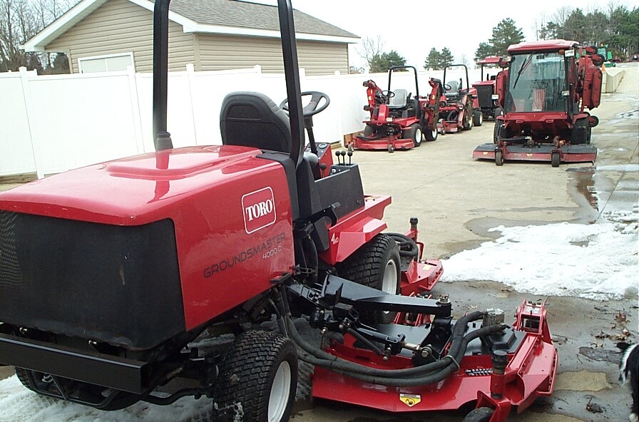 2006 Toro 4000-D GroundsMaster 11' cut Mower Kubota diesel