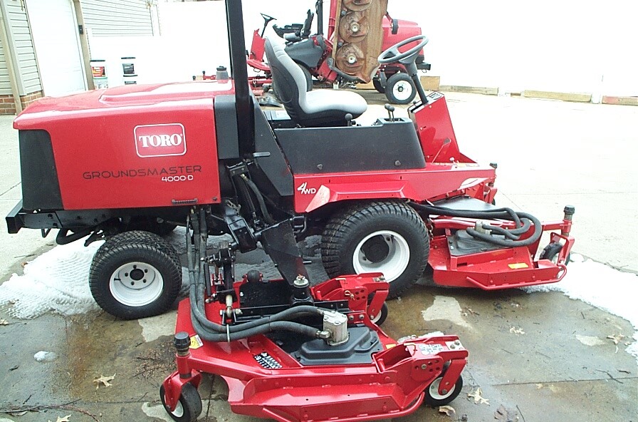 2006 Toro 4000-D GroundsMaster 11' cut Mower Kubota diesel