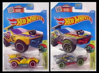 Hot Wheels Yellow & Gray Sting Rod II Set 246/250 2016