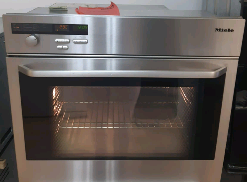 Miele H387 multifunction single electric oven built in 70cm wide in