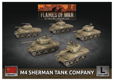 Flames of War: Soviet M4 Sherman Tank Company (Late-War)