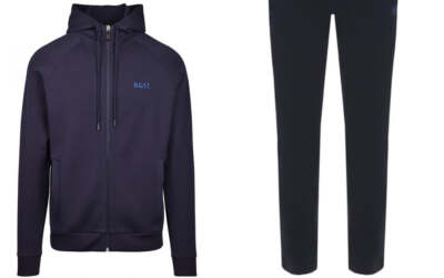 HUGO BOSS ジャケット Hugo Boss 50482888-402/50482889-402 Dark Blue Tracksuit | eBay