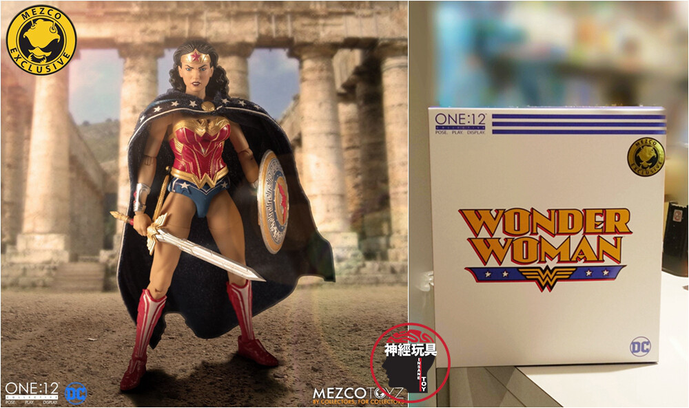 Mezco Toyz ONE:12 Wonder Woman Classic Edition Figure Fall