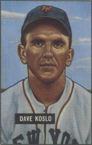 1986 C.C.C. 1951 Bowman Reprints - Dave Koslo #90