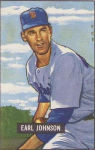 1986 C.C.C. 1951 Bowman Reprints - Earl Johnson #321