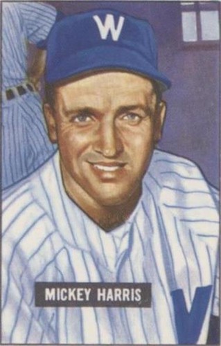 1986 C.C.C. 1951 Bowman Reprints - Mickey Harris #311