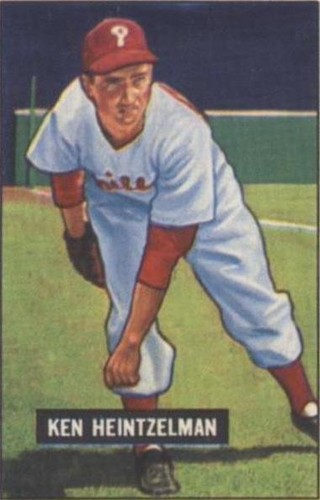 1986 C.C.C. 1951 Bowman Reprints - Ken Heintzelman #147