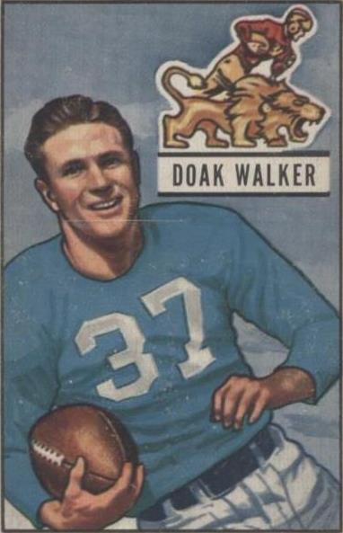 1951 Bowman Doak Walker #25