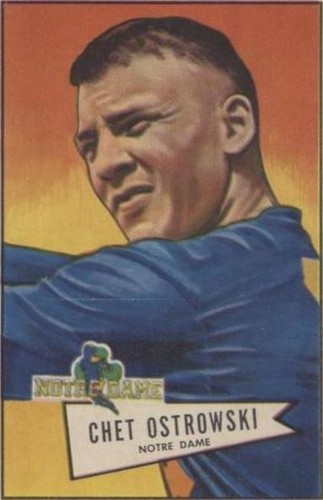1952 Bowman Chet Ostrowski #124