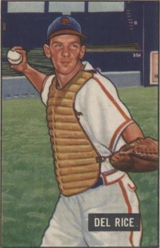 1951 Bowman - Del Rice #156