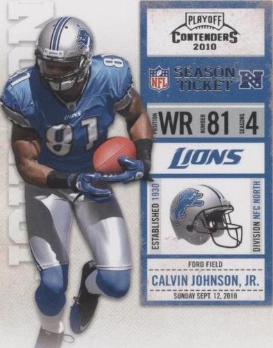 2010 Playoff Contenders Calvin Johnson #031