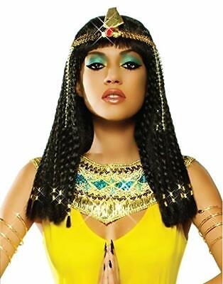 Costume Culture Goddess Cleopatra Black Wig Halloween Costume Accessory 31000