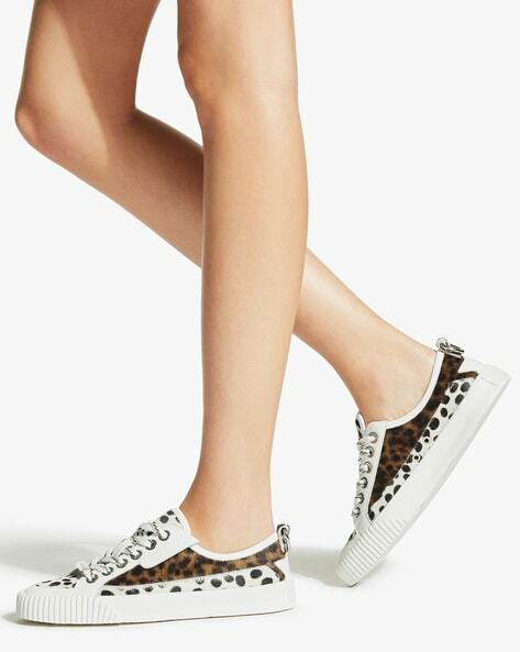 Pre-owned Jimmy Choo Impala Low-top Pony Hair Sneakers Sugar-mix Retail $750 Authentic In Sugar Mix