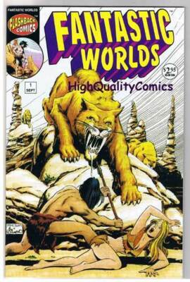 FANTASTIC WORLDS #1, NM+, Sam Glazman, Indy, 1995, more indies in store
