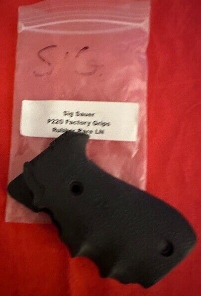Sig Sauer P220 45acp Sigarms Factory Rubber Wraparound Grips Rare Discontinued!