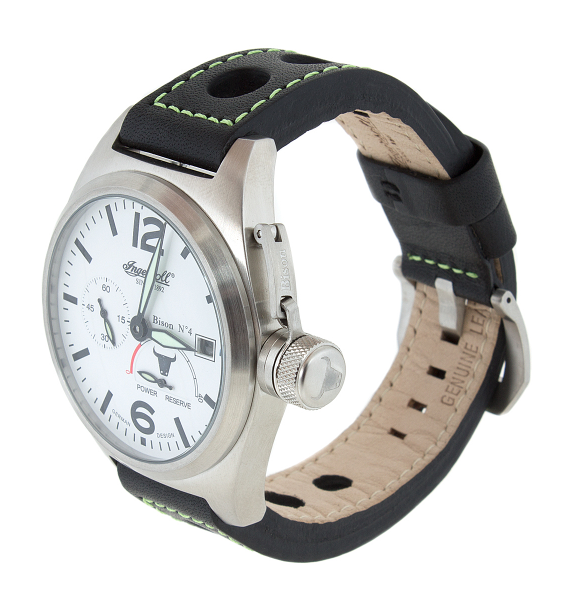 Pre-owned Ingersoll Rand Ingersoll 1892 // Bison No.4 In1605 Calibre 721 White Dial Men's Watch