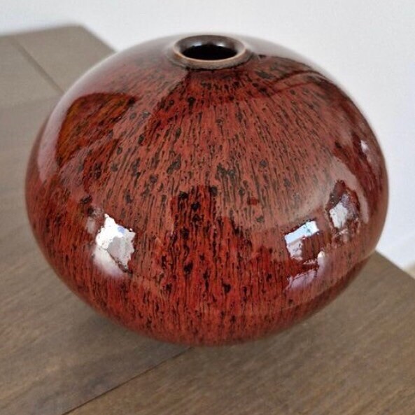 Paul Badie Vase En Porcelaine Rouge De Cuivre Era AndrÃ© Pelt RenÃ© Ben Lisa