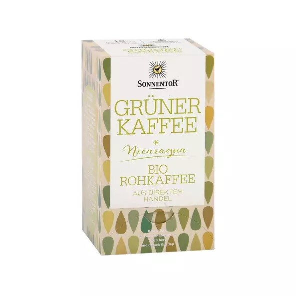 (16,87 EUR/100 g) Sonnentor Bio Grüner Kaffee 54g Rohkaffee