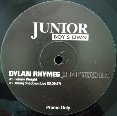 Dylan Rhymes - Humphead E.P. - UK Promo 12'' Vinyl - 1997 - Junior Boy's Own