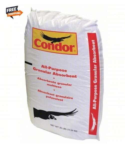 & Liquid Spill Absorbent All Purpose  25 Ib Granular Bag  Fluid Cleanup