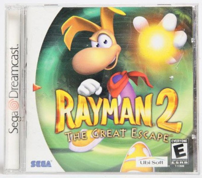 Sega Dreamcast Ubi Soft Rayman 2 The Great Escape CIB Complete with Manual