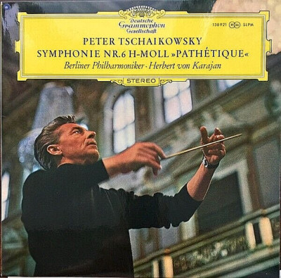 TCHAIKOVSKY ''SYMPHONY NO. 6 PATHETIQUE'' (KARAJAN/BERLIN) PREMIUM USED LP (NM/EX)