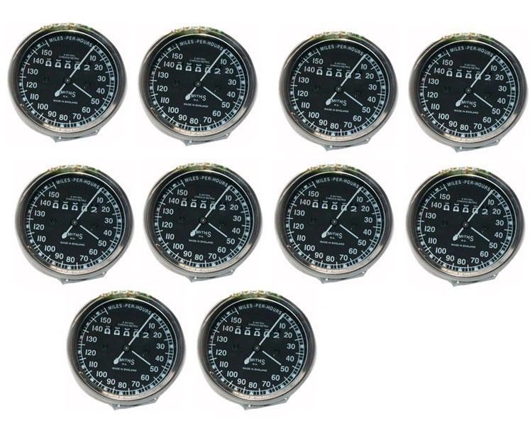Replica Smiths Speedometer Speedo 0-150 Mph 10 Units For Norton BSA Triumph 