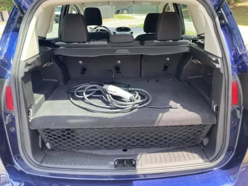EACCESSORIES EA Rear Trunk Organizer Cargo Net For Toyota RAV4 2019 2023 Envelope Style Suv Premium Mesh Car Vehicle Carrier Storage Compatible