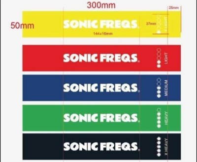 Exercise Yoga Resistance Bands by Sonic Freqs