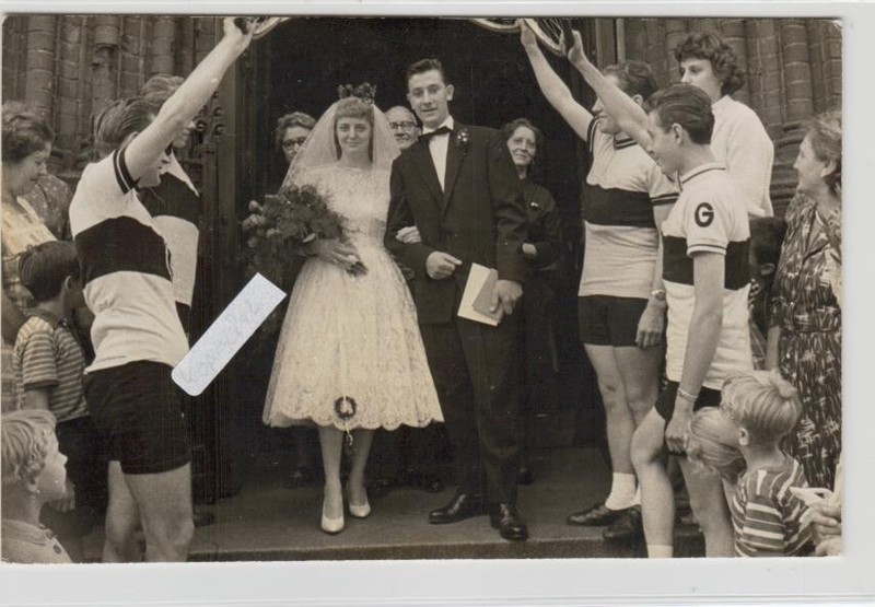 Standesamt Hochzeit  Sportler  G  Alte Fotokarte Wiedemann Berlin SchÃ¶Neberg