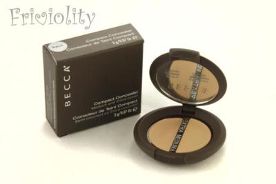 NIB! BECCA Compact Concealer Medium & Extra Coverage BISCUIT Full Size ~ READ