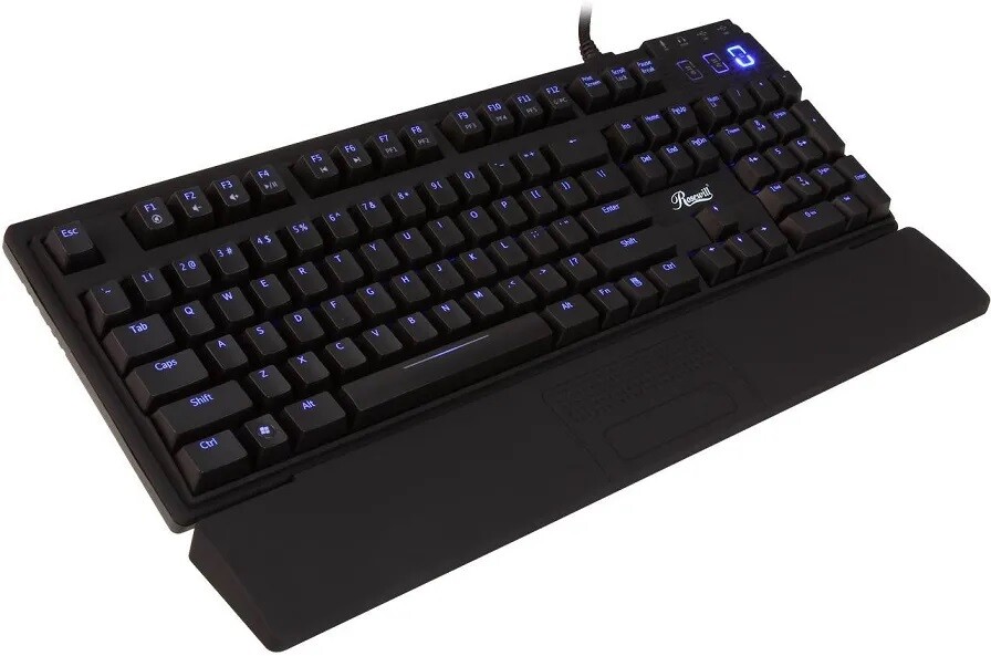 Rosewill Apollo RK-9100XBBR Blue Backlit Mechanical Keyboard Cherry MX Switches